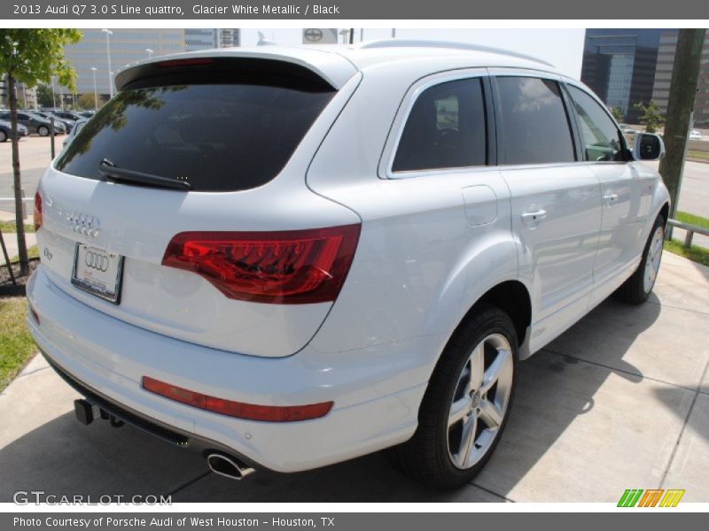 Glacier White Metallic / Black 2013 Audi Q7 3.0 S Line quattro