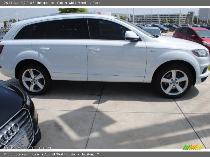 Glacier White Metallic / Black 2013 Audi Q7 3.0 S Line quattro