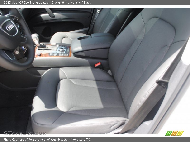 Glacier White Metallic / Black 2013 Audi Q7 3.0 S Line quattro