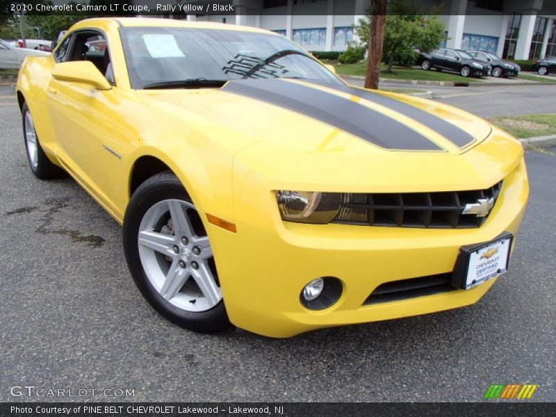 Rally Yellow / Black 2010 Chevrolet Camaro LT Coupe