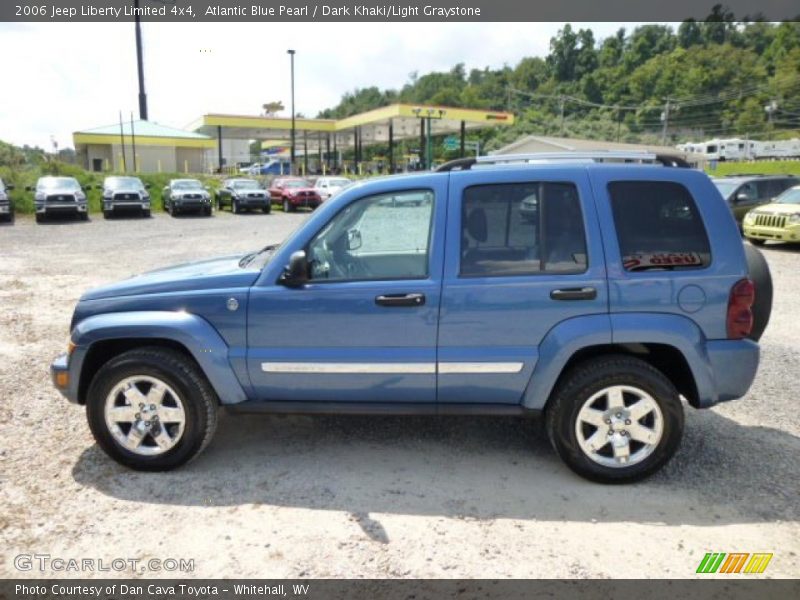 Atlantic Blue Pearl / Dark Khaki/Light Graystone 2006 Jeep Liberty Limited 4x4