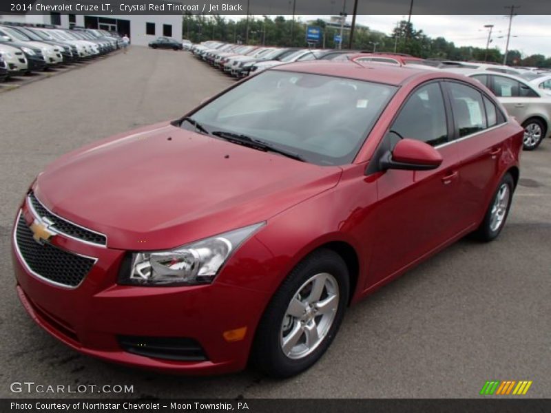 Crystal Red Tintcoat / Jet Black 2014 Chevrolet Cruze LT