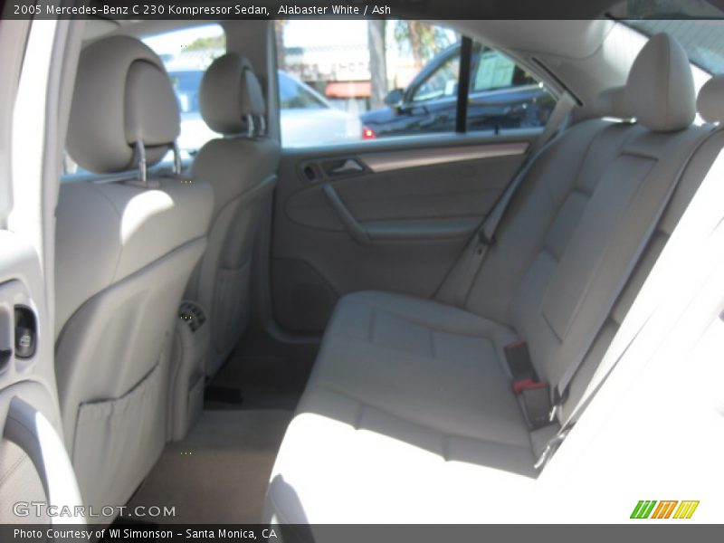 Alabaster White / Ash 2005 Mercedes-Benz C 230 Kompressor Sedan
