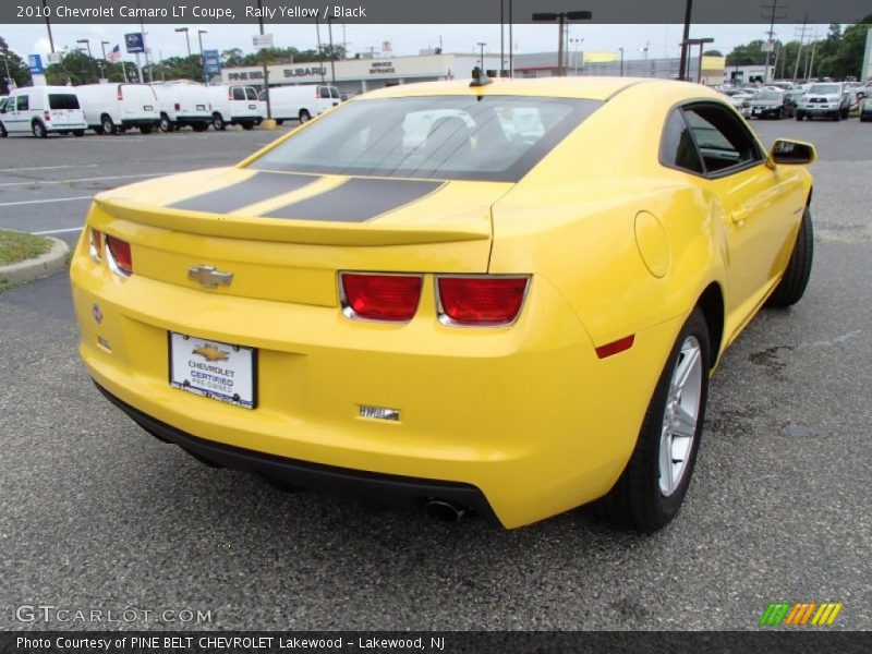 Rally Yellow / Black 2010 Chevrolet Camaro LT Coupe