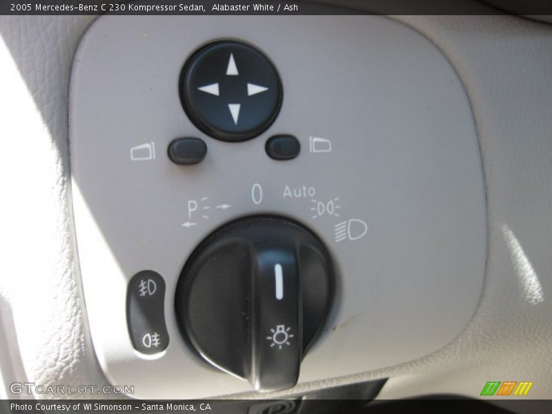 Alabaster White / Ash 2005 Mercedes-Benz C 230 Kompressor Sedan
