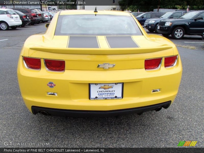 Rally Yellow / Black 2010 Chevrolet Camaro LT Coupe