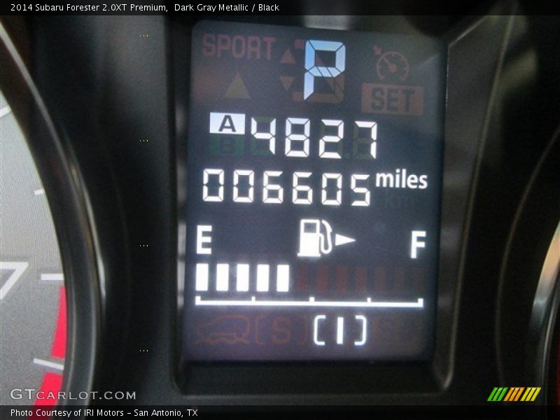 Dark Gray Metallic / Black 2014 Subaru Forester 2.0XT Premium