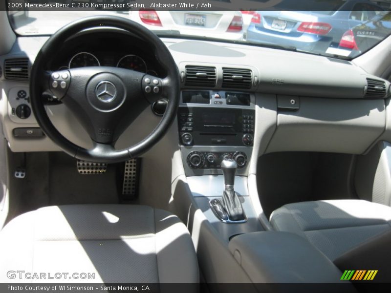 Alabaster White / Ash 2005 Mercedes-Benz C 230 Kompressor Sedan