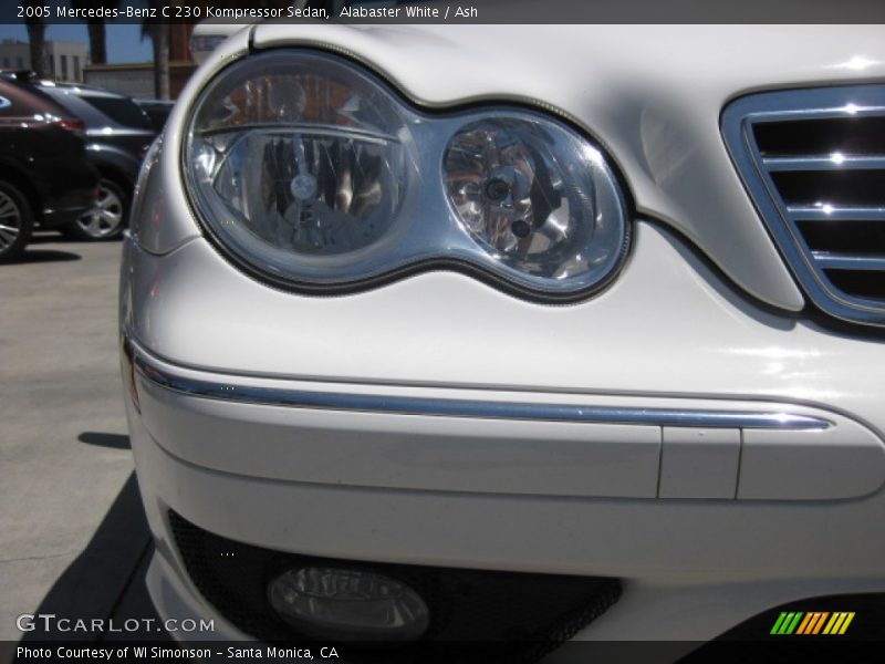 Alabaster White / Ash 2005 Mercedes-Benz C 230 Kompressor Sedan