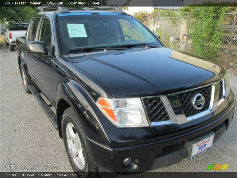 Super Black / Steel 2007 Nissan Frontier LE Crew Cab