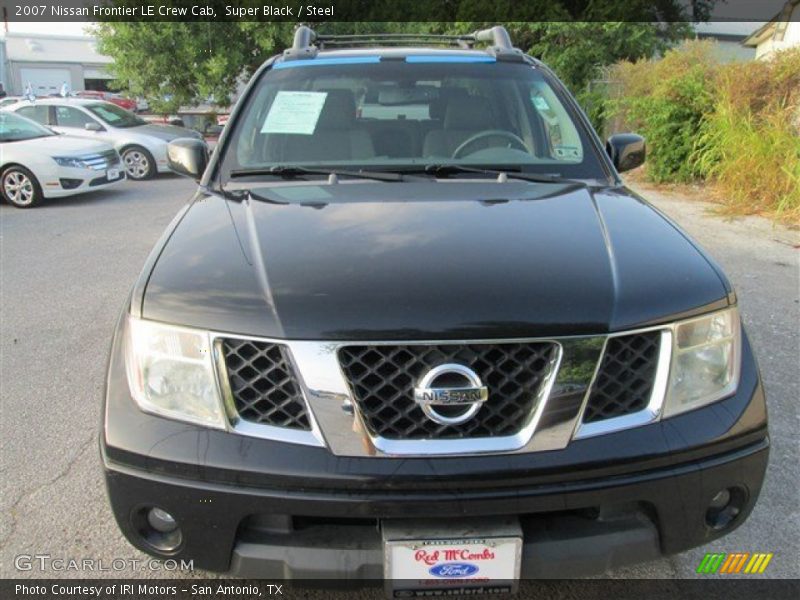 Super Black / Steel 2007 Nissan Frontier LE Crew Cab