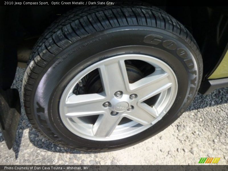 Optic Green Metallic / Dark Slate Gray 2010 Jeep Compass Sport