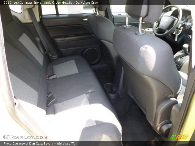 Optic Green Metallic / Dark Slate Gray 2010 Jeep Compass Sport