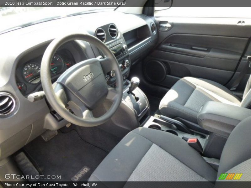 Optic Green Metallic / Dark Slate Gray 2010 Jeep Compass Sport