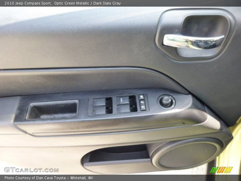 Optic Green Metallic / Dark Slate Gray 2010 Jeep Compass Sport