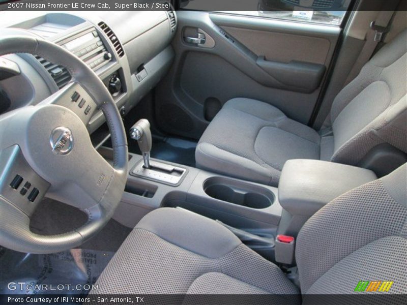 Super Black / Steel 2007 Nissan Frontier LE Crew Cab