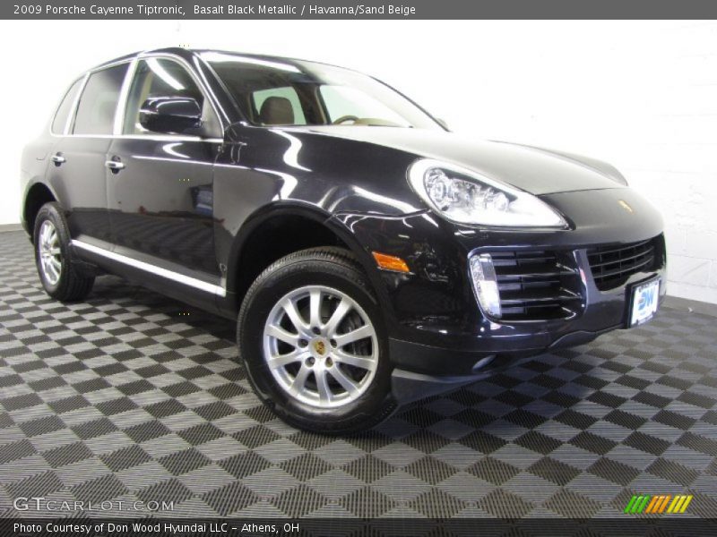 Basalt Black Metallic / Havanna/Sand Beige 2009 Porsche Cayenne Tiptronic