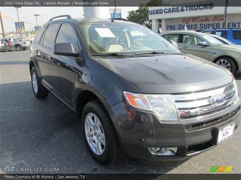 Carbon Metallic / Medium Light Stone 2007 Ford Edge SEL