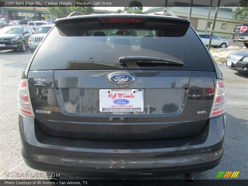 Carbon Metallic / Medium Light Stone 2007 Ford Edge SEL