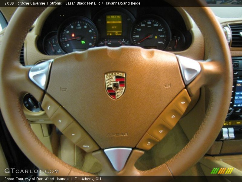 Basalt Black Metallic / Havanna/Sand Beige 2009 Porsche Cayenne Tiptronic