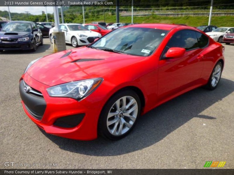 Tsukuba Red / Black Cloth 2013 Hyundai Genesis Coupe 2.0T