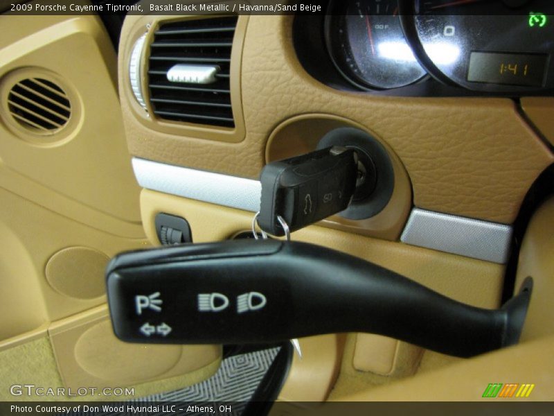 Basalt Black Metallic / Havanna/Sand Beige 2009 Porsche Cayenne Tiptronic
