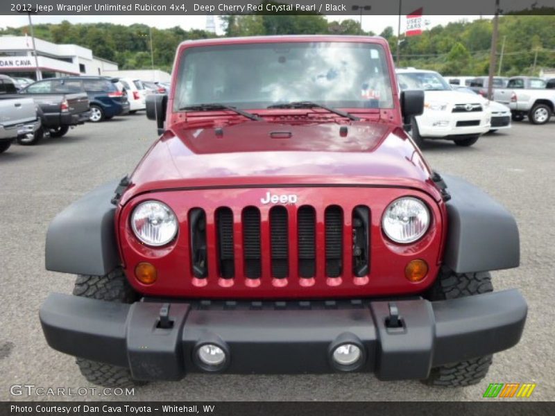 Deep Cherry Red Crystal Pearl / Black 2012 Jeep Wrangler Unlimited Rubicon 4x4