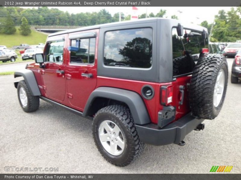 Deep Cherry Red Crystal Pearl / Black 2012 Jeep Wrangler Unlimited Rubicon 4x4