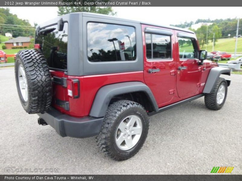 Deep Cherry Red Crystal Pearl / Black 2012 Jeep Wrangler Unlimited Rubicon 4x4
