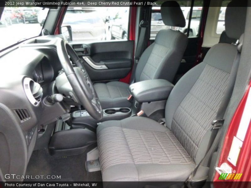 Front Seat of 2012 Wrangler Unlimited Rubicon 4x4