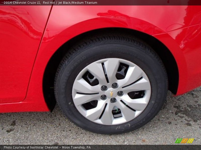Red Hot / Jet Black/Medium Titanium 2014 Chevrolet Cruze LS
