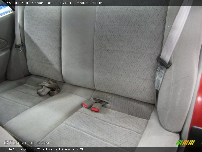 Laser Red Metallic / Medium Graphite 1997 Ford Escort LX Sedan