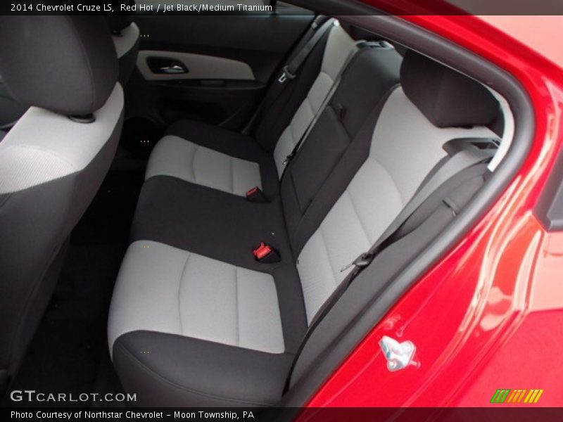 Red Hot / Jet Black/Medium Titanium 2014 Chevrolet Cruze LS