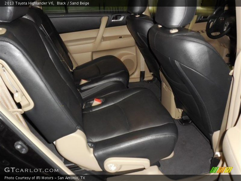 Black / Sand Beige 2013 Toyota Highlander V6
