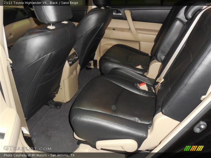 Black / Sand Beige 2013 Toyota Highlander V6