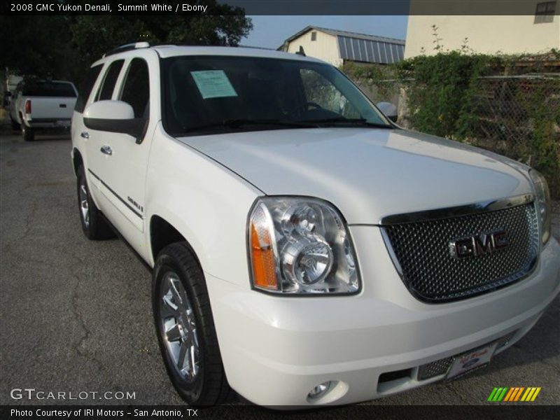 Summit White / Ebony 2008 GMC Yukon Denali
