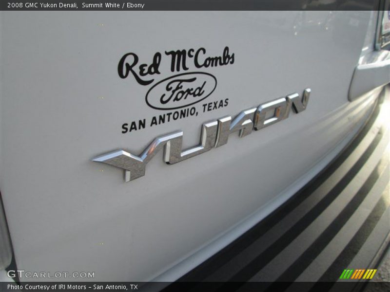 Summit White / Ebony 2008 GMC Yukon Denali