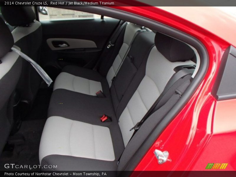 Red Hot / Jet Black/Medium Titanium 2014 Chevrolet Cruze LS