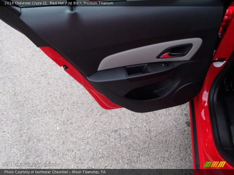Red Hot / Jet Black/Medium Titanium 2014 Chevrolet Cruze LS