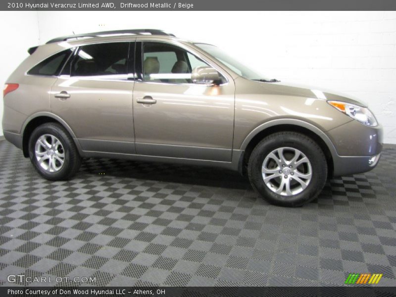 Driftwood Metallic / Beige 2010 Hyundai Veracruz Limited AWD