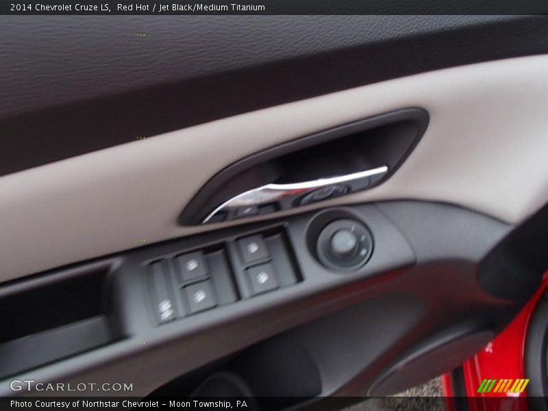 Red Hot / Jet Black/Medium Titanium 2014 Chevrolet Cruze LS