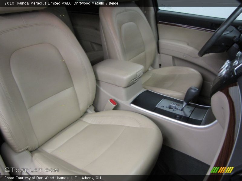 Driftwood Metallic / Beige 2010 Hyundai Veracruz Limited AWD