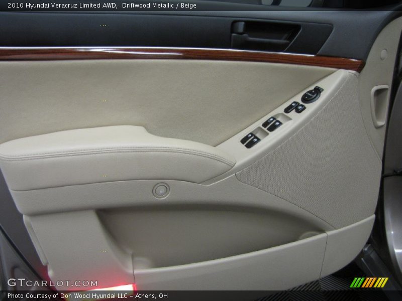 Driftwood Metallic / Beige 2010 Hyundai Veracruz Limited AWD