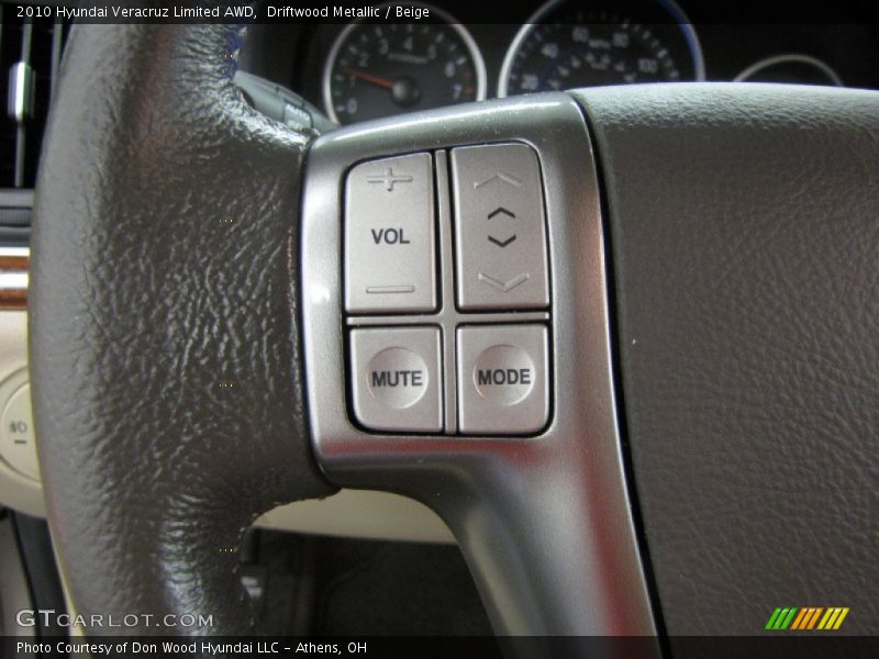 Driftwood Metallic / Beige 2010 Hyundai Veracruz Limited AWD