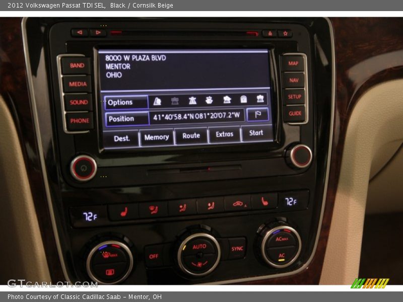 Black / Cornsilk Beige 2012 Volkswagen Passat TDI SEL