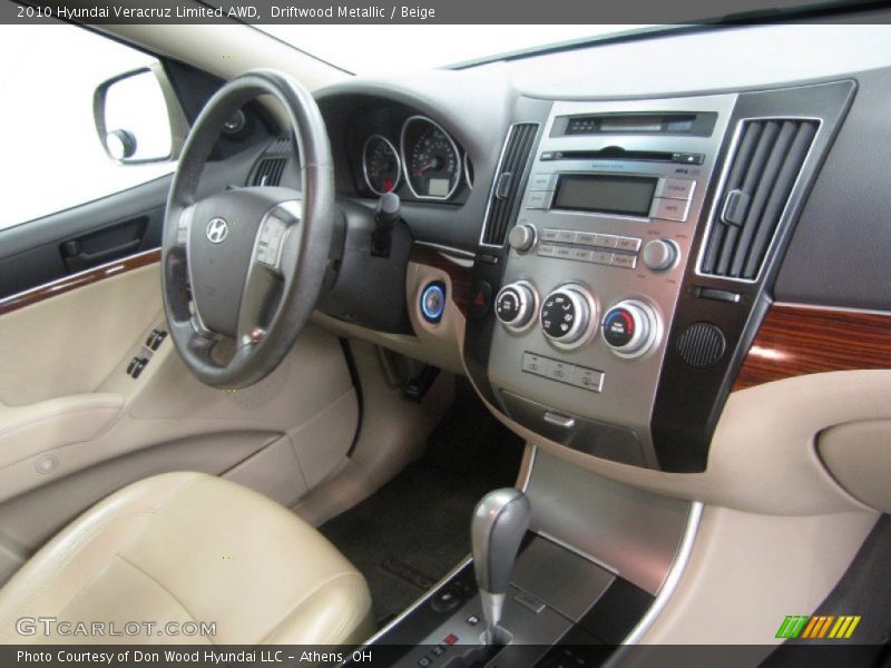 Driftwood Metallic / Beige 2010 Hyundai Veracruz Limited AWD