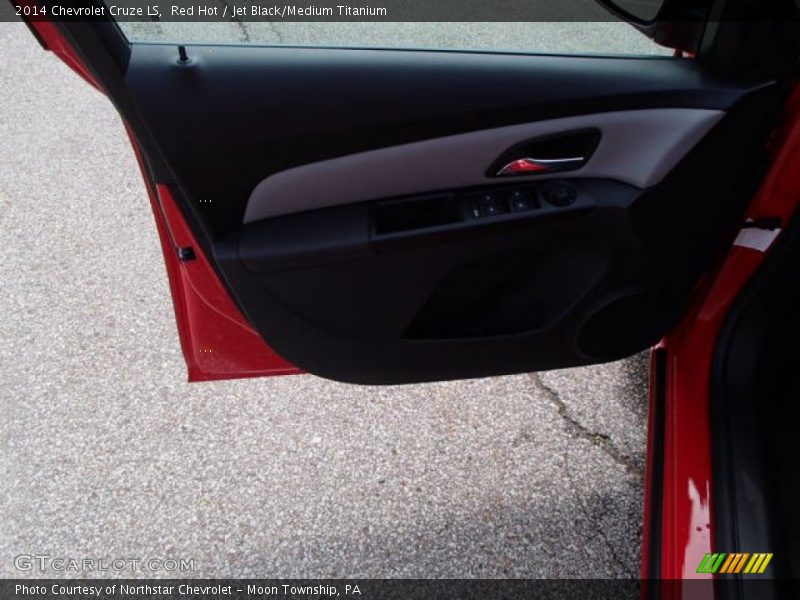 Red Hot / Jet Black/Medium Titanium 2014 Chevrolet Cruze LS
