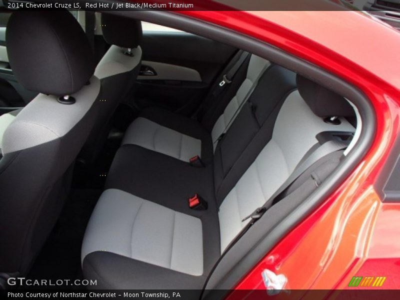 Red Hot / Jet Black/Medium Titanium 2014 Chevrolet Cruze LS