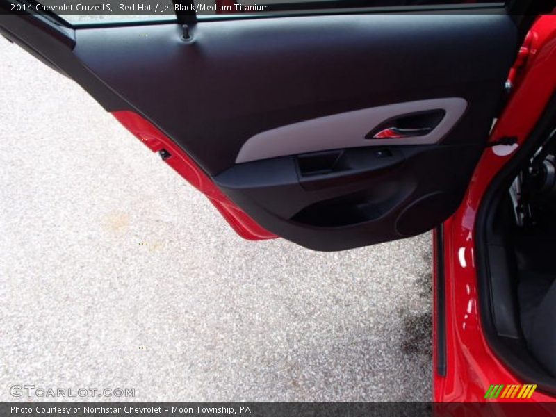 Red Hot / Jet Black/Medium Titanium 2014 Chevrolet Cruze LS