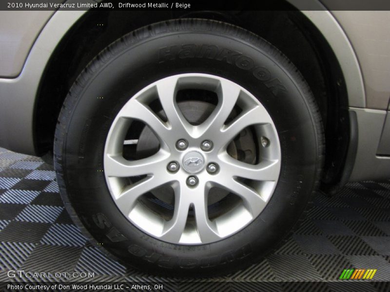Driftwood Metallic / Beige 2010 Hyundai Veracruz Limited AWD